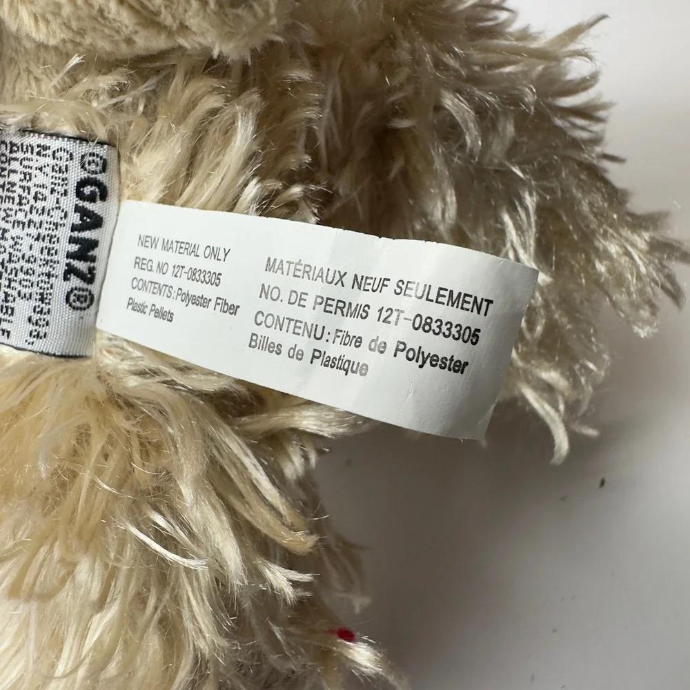 Ganz Webkinz Cocker Spaniel Plush Tan Dog Stuffed Animal HM202 NO CODE